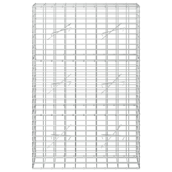 Gabion 5 mm langasta ja 5x10 cm verkosta 100x10x150 cm
