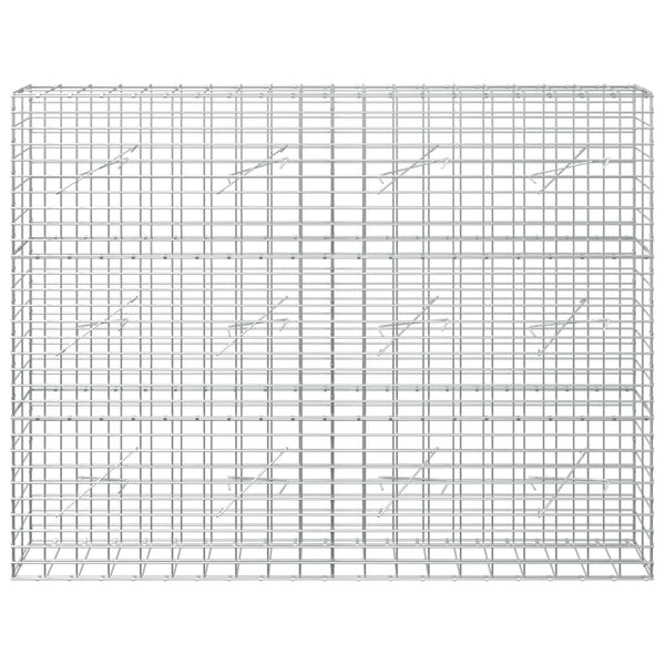 Gabion 5 mm langasta ja 5x10 cm verkosta 200x10x150 cm