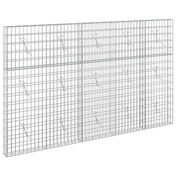 Gabion 5 mm langasta ja 5x10 cm verkosta 250x10x150 cm