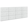 Gabion 5 mm langasta ja 5x10 cm verkosta 400x10x150 cm
