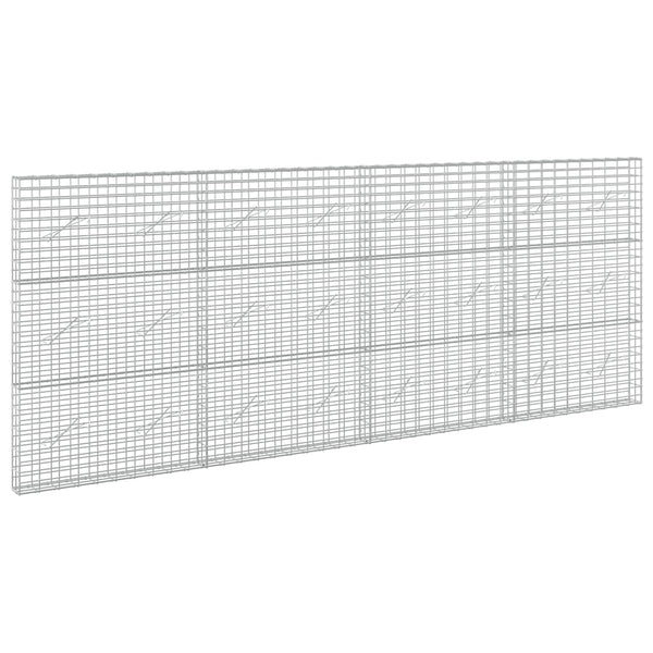 Gabion 5 mm langasta ja 5x10 cm verkosta 400x10x150 cm