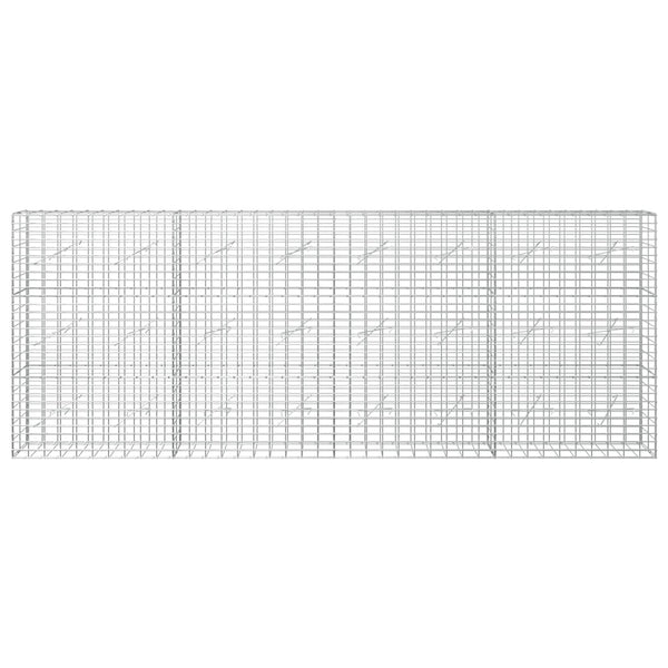 Gabion 5 mm langasta ja 5x10 cm verkosta 400x10x150 cm
