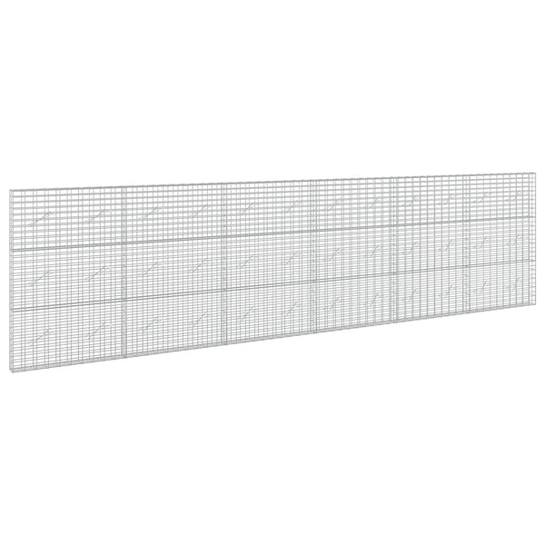 Gabion 5 mm langasta ja 5x10 cm verkosta 600x10x150 cm