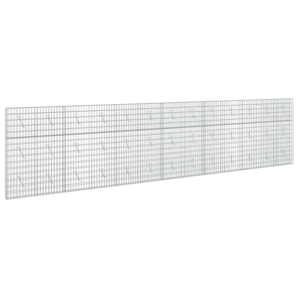 Gabion 5 mm langasta ja 5x10 cm verkosta 650x10x150 cm