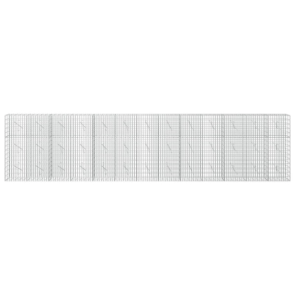 Gabion 5 mm langasta ja 5x10 cm verkosta 650x10x150 cm