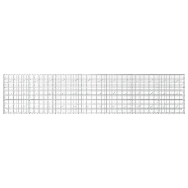 Gabion 5 mm langasta ja 5x10 cm verkosta 700x10x150 cm