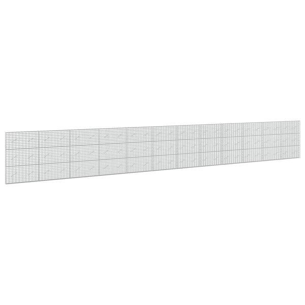 Gabion 5 mm langasta ja 5x10 cm verkosta 1200x10x150 cm
