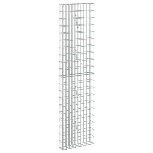 Gabion 5 mm langasta ja 5x10 cm verkosta 50x10x200 cm