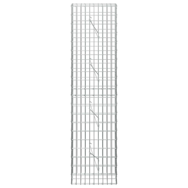 Gabion 5 mm langasta ja 5x10 cm verkosta 50x10x200 cm