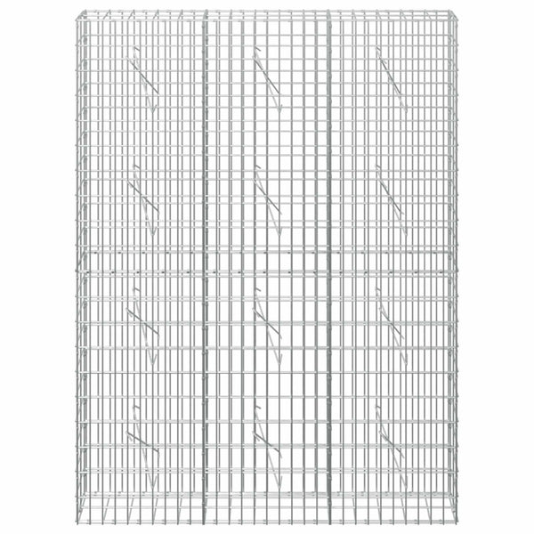 Gabion 5 mm langasta ja 5x10 cm verkosta 150x10x200 cm