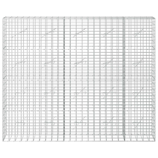 Gabion 5 mm langasta ja 5x10 cm verkosta 250x10x200 cm