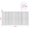 Gabion 5 mm langasta ja 5x10 cm verkosta 400x10x200 cm