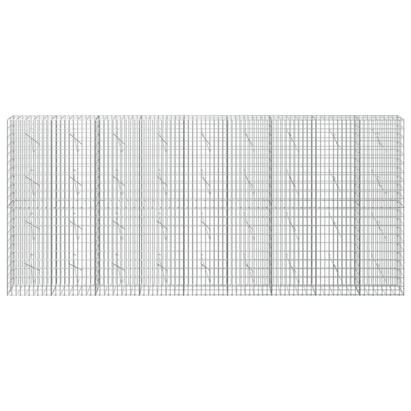 Gabion 5 mm langasta ja 5x10 cm verkosta 450x10x200 cm