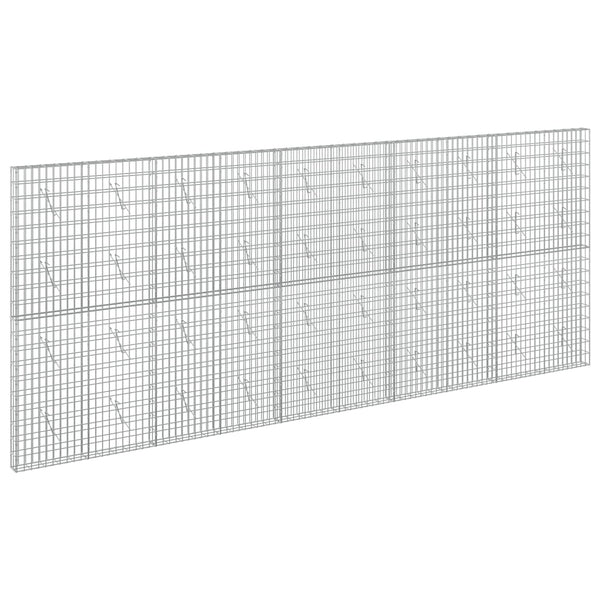 Gabion 5 mm langasta ja 5x10 cm verkosta 500x10x200 cm