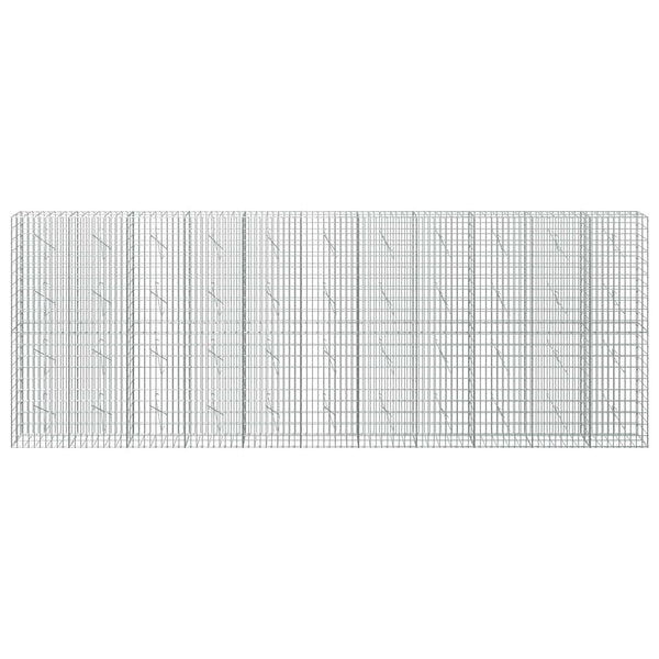 Gabion 5 mm langasta ja 5x10 cm verkosta 550x10x200 cm