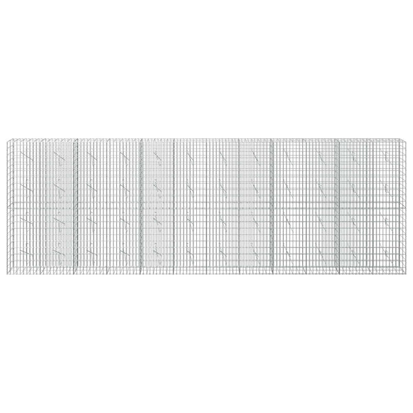 Gabion 5 mm langasta ja 5x10 cm verkosta 600x10x200 cm