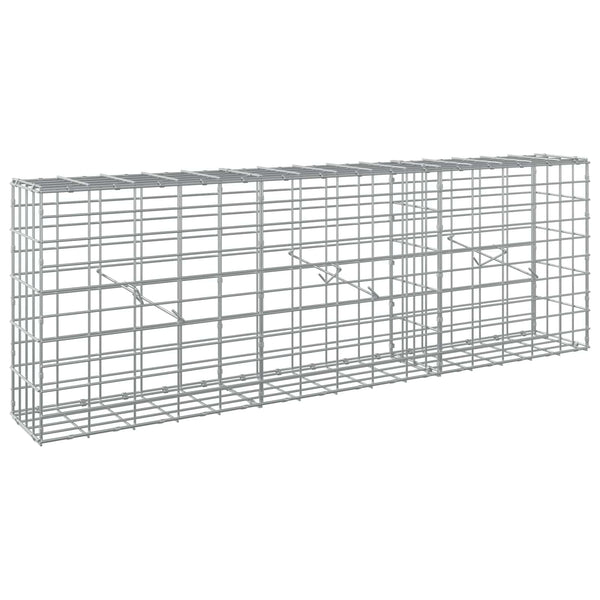 Gabion 5 mm langasta ja 5x10 cm verkosta 150x20x50 cm