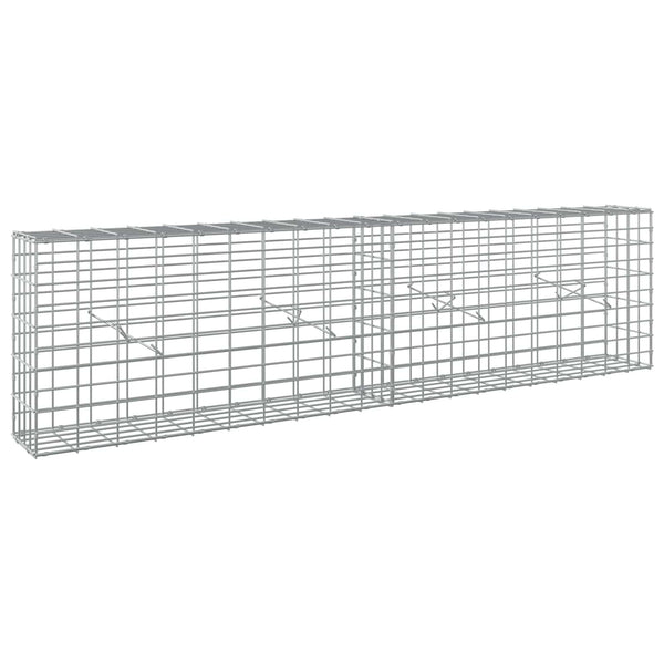 Gabion 5 mm langasta ja 5x10 cm verkosta 200x20x50 cm