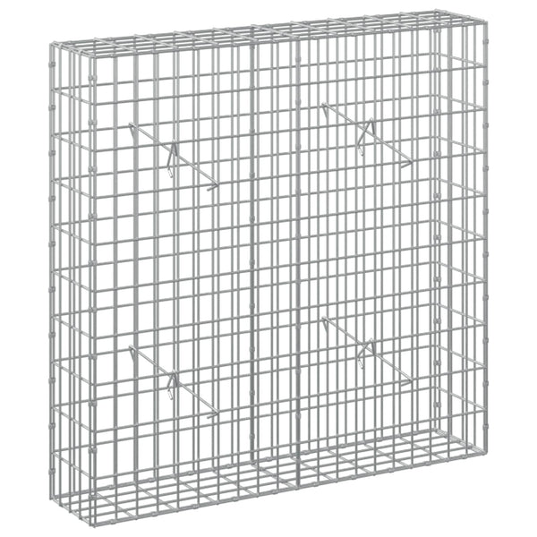 Gabion 5 mm langasta ja 5x10 cm verkosta 100x20x100 cm
