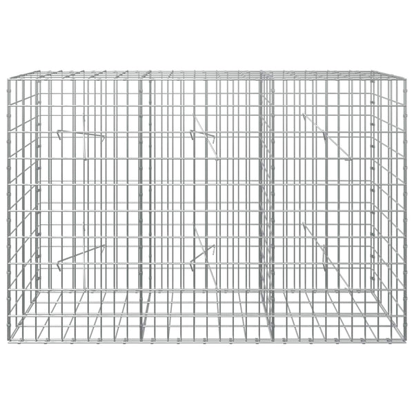 Gabion 5 mm langasta ja 5x10 cm verkosta 150x20x100 cm