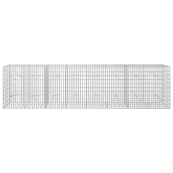 Gabion 5 mm langasta ja 5x10 cm verkosta 400x20x100 cm