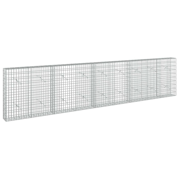 Gabion 5 mm langasta ja 5x10 cm verkosta 450x20x100 cm