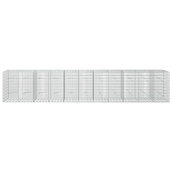 Gabion 5 mm langasta ja 5x10 cm verkosta 550x20x100 cm