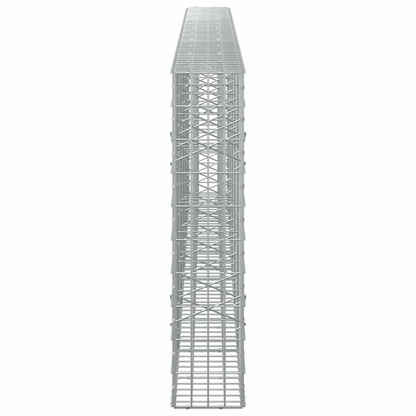 Gabion 5 mm langasta ja 5x10 cm verkosta 550x20x100 cm