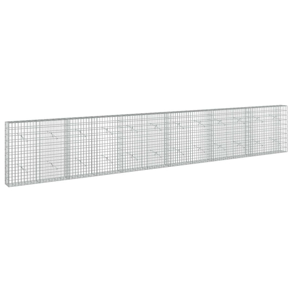 Gabion 5 mm langasta ja 5x10 cm verkosta 600x20x100 cm