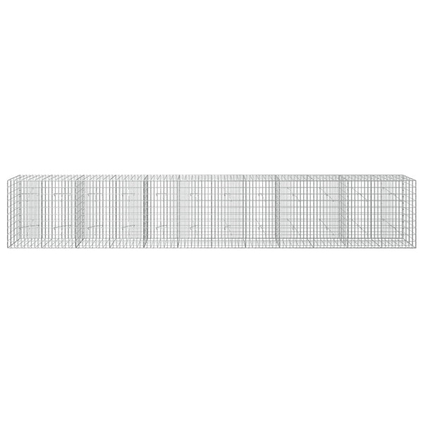Gabion 5 mm langasta ja 5x10 cm verkosta 600x20x100 cm