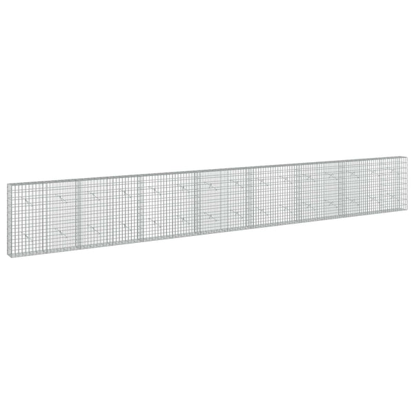 Gabion 5 mm langasta ja 5x10 cm verkosta 750x20x100 cm
