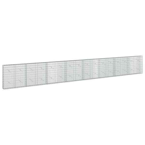 Gabion 5 mm langasta ja 5x10 cm verkosta 800x20x100 cm
