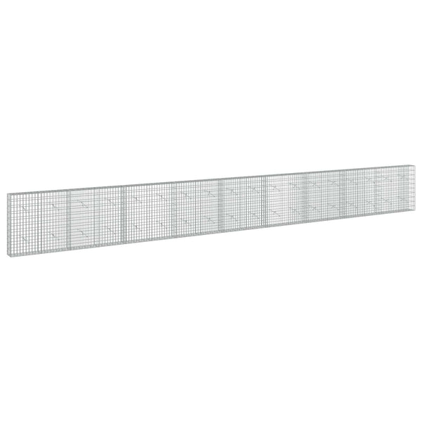 Gabion 5 mm langasta ja 5x10 cm verkosta 900x20x100 cm