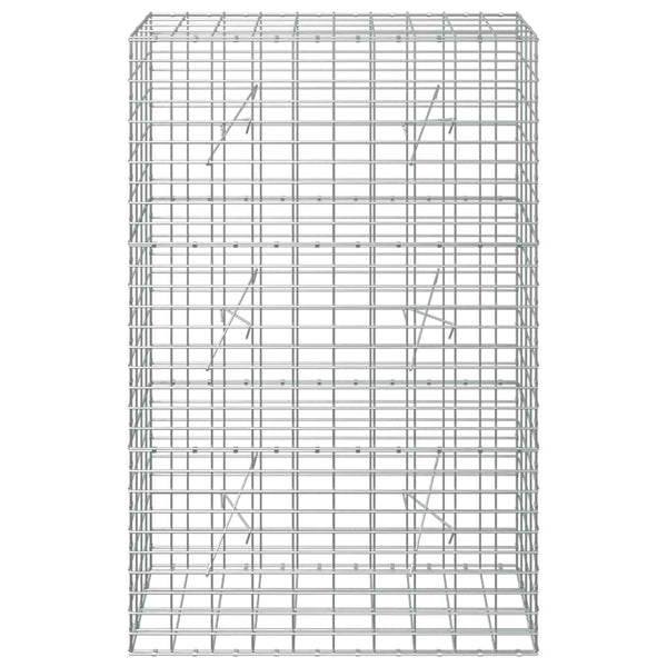 Gabion 5 mm langasta ja 5x10 cm verkosta 100x20x150 cm