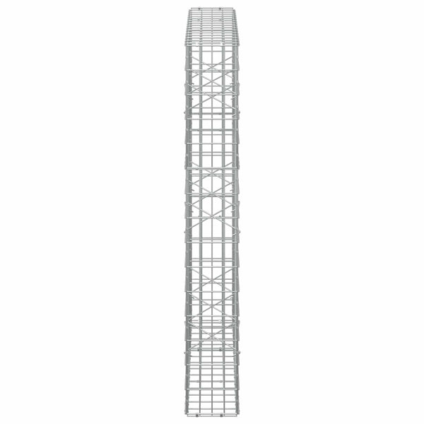 Gabion 5 mm langasta ja 5x10 cm verkosta 150x20x150 cm