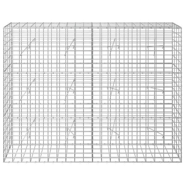 Gabion 5 mm langasta ja 5x10 cm verkosta 200x20x150 cm
