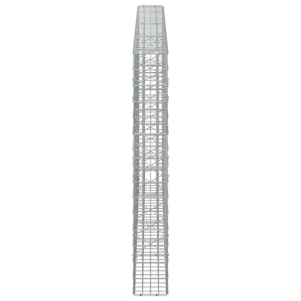 Gabion 5 mm langasta ja 5x10 cm verkosta 350x20x150 cm
