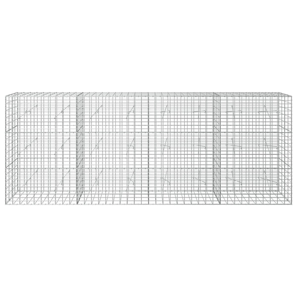 Gabion 5 mm langasta ja 5x10 cm verkosta 400x20x150 cm