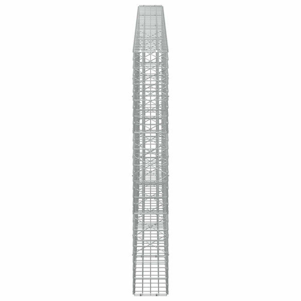 Gabion 5 mm langasta ja 5x10 cm verkosta 400x20x150 cm
