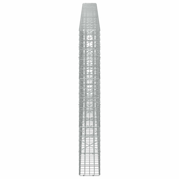 Gabion 5 mm langasta ja 5x10 cm verkosta 500x20x150 cm