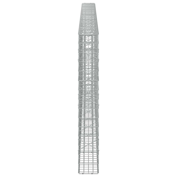 Gabion 5 mm langasta ja 5x10 cm verkosta 550x20x150 cm