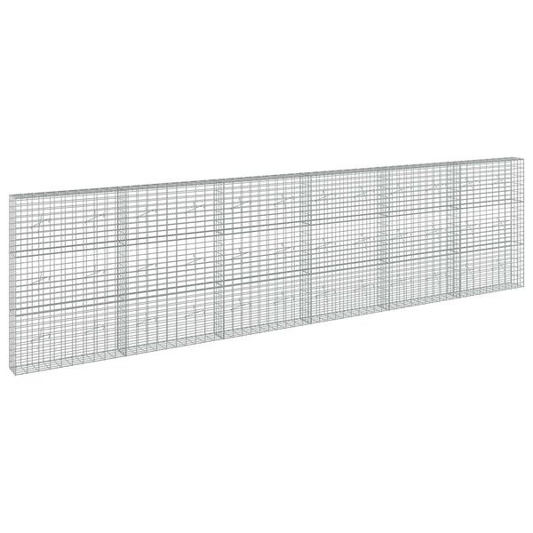 Gabion 5 mm langasta ja 5x10 cm verkosta 600x20x150 cm