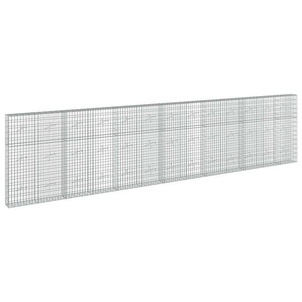 Gabion 5 mm langasta ja 5x10 cm verkosta 650x20x150 cm