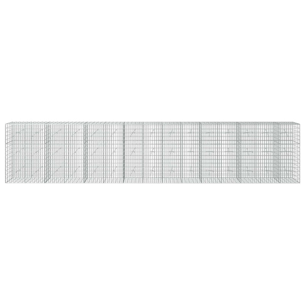 Gabion 5 mm langasta ja 5x10 cm verkosta 750x20x150 cm