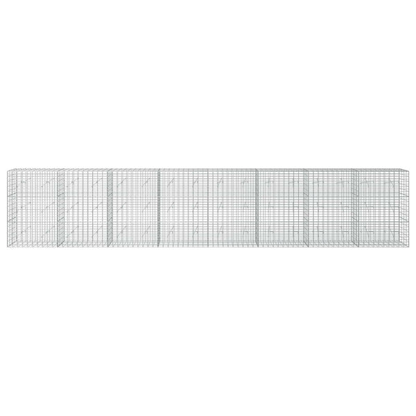 Gabion 5 mm langasta ja 5x10 cm verkosta 800x20x150 cm