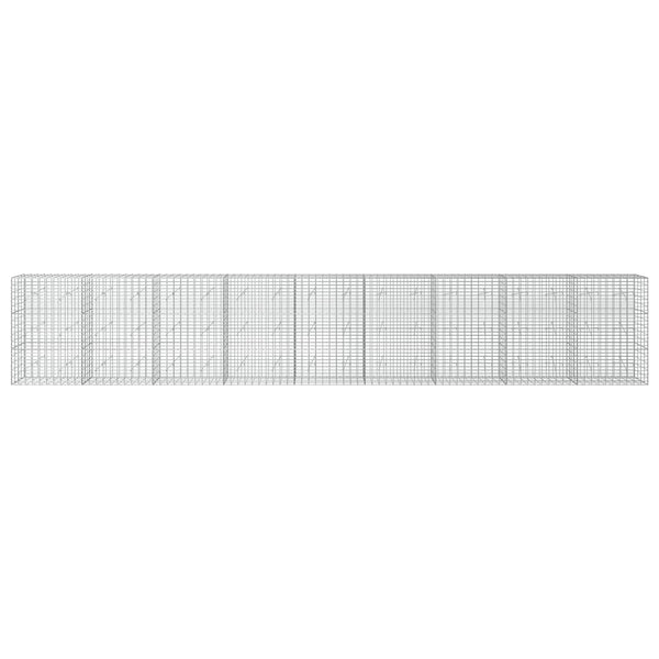 Gabion 5 mm langasta ja 5x10 cm verkosta 900x20x150 cm