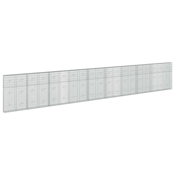 Gabion 5 mm langasta ja 5x10 cm verkosta 950x20x150 cm