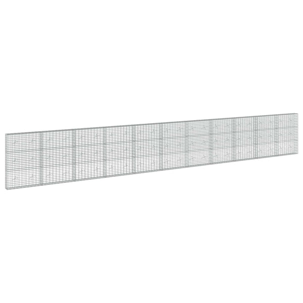 Gabion 5 mm langasta ja 5x10 cm verkosta 1100x20x150 cm