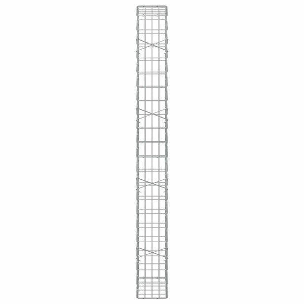Gabion 5 mm langasta ja 5x10 cm verkosta 50x20x200 cm