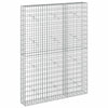 Gabion 5 mm langasta ja 5x10 cm verkosta 150x20x200 cm